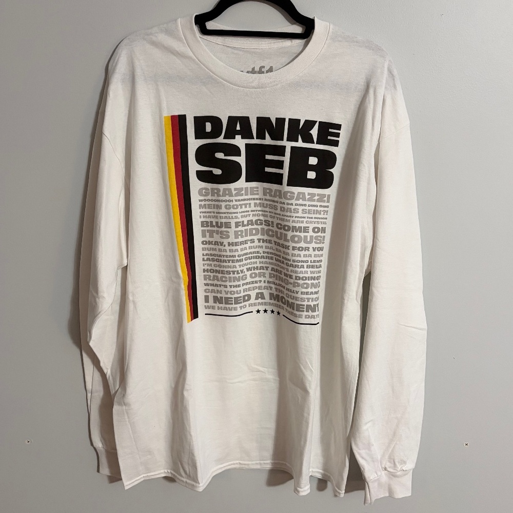 WTF1 Danke Seb Sebastian Vettel long sleeve shirt